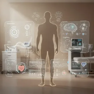 Whole-person wellness illustration connecting daily habits and health priorities